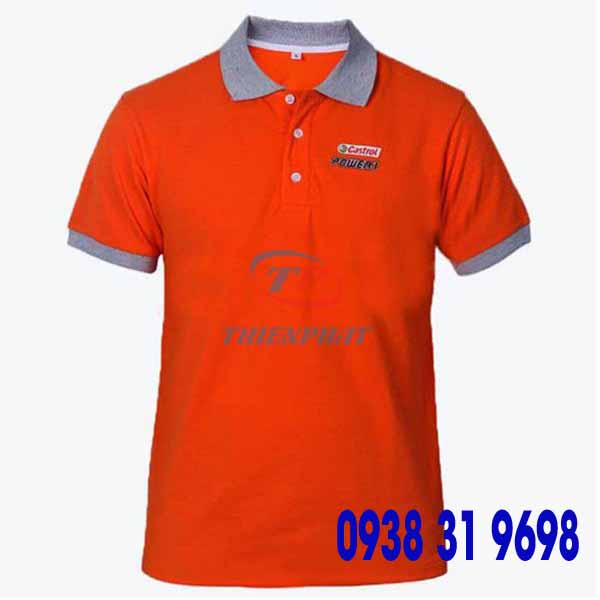 Công ty may áo thun cổ trụ, may áo thun giá rẻ