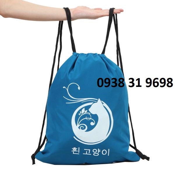 Xưởng may túi rút dây , may balo dây rút quà tặng