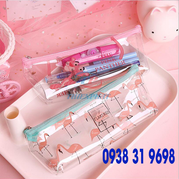 Túi nhựa pvc trong suốt đựng mỹ phẩm