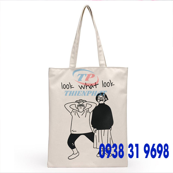 ĐẶT MAY TÚI VẢI BỐ QUÀ CANVAS QUÀ TẶNG